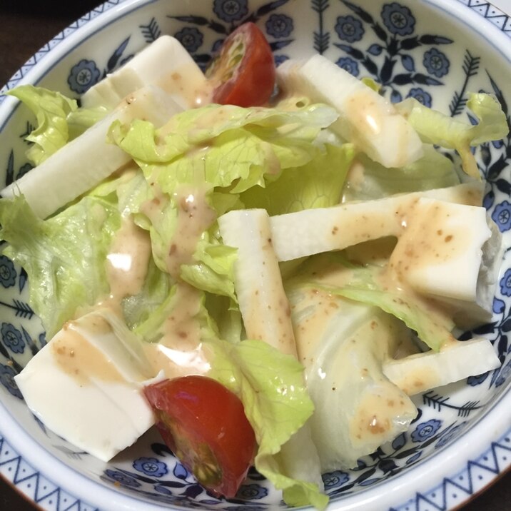 長芋&豆腐サラダ